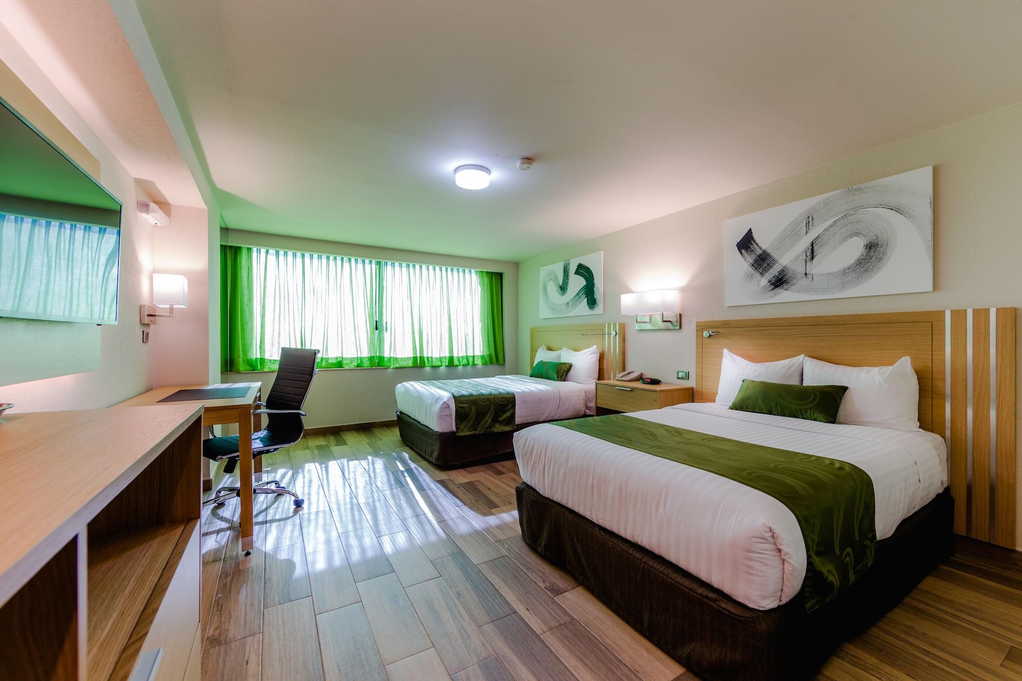 La Joya Pachuca Hotel Luaran gambar A typical room at the hotel