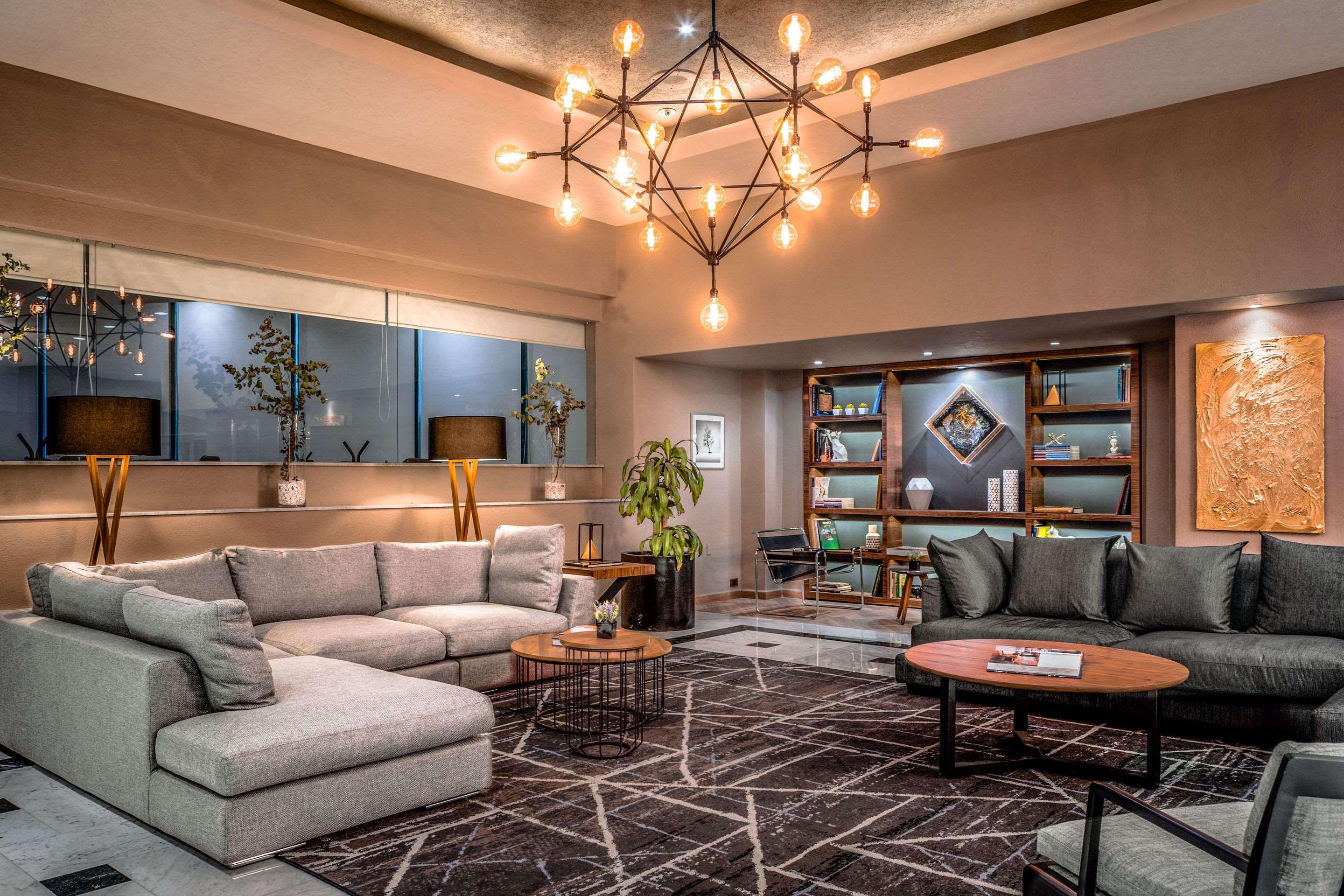 La Joya Pachuca Hotel Luaran gambar The lounge at the hotel