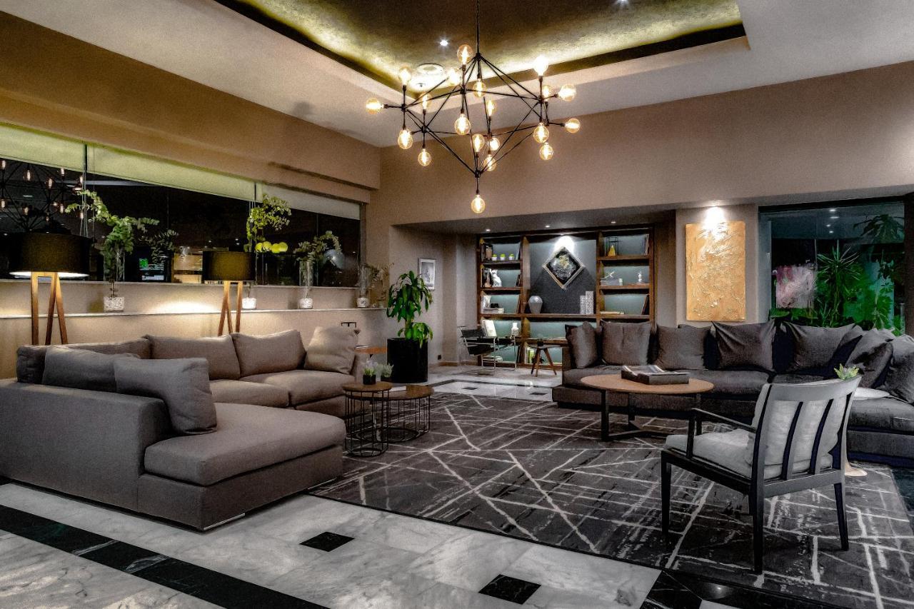 La Joya Pachuca Hotel Luaran gambar Lobby